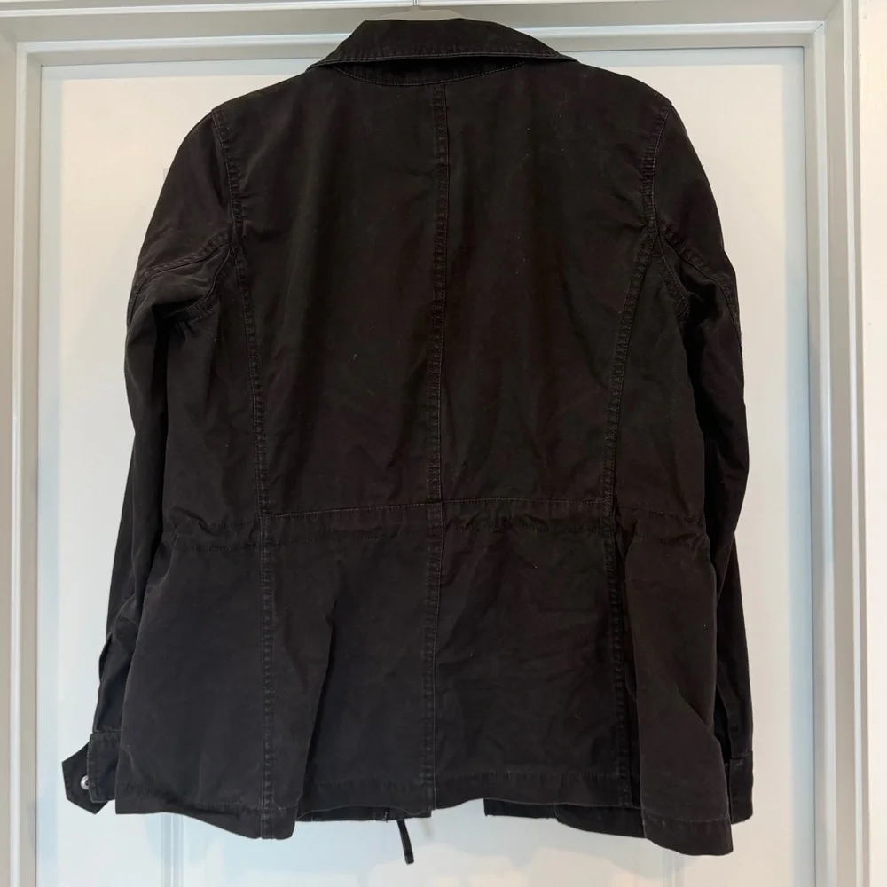 Madewell Black Zip Utility Jacket